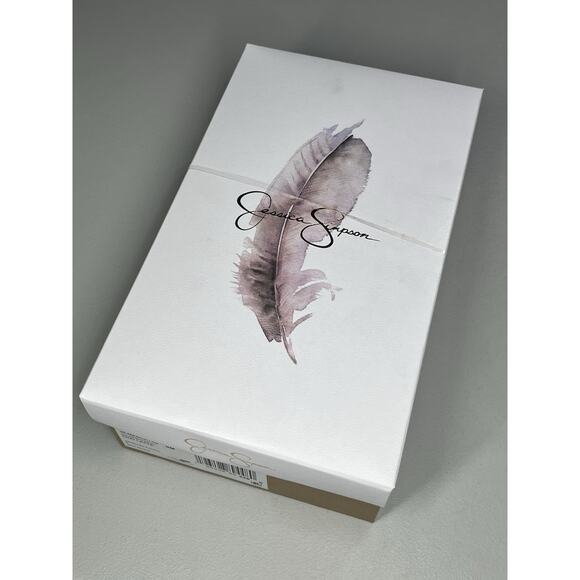 Jessica Simpson Madayss Ankle Strap Ballet Flats Womens 8 Chai Latte Taupe Shoes - Picture 6 of 7